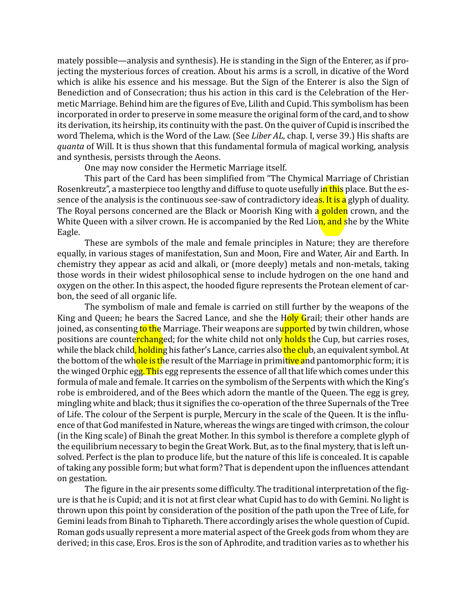 Original scan of The Book of Thoth, PDF page 73