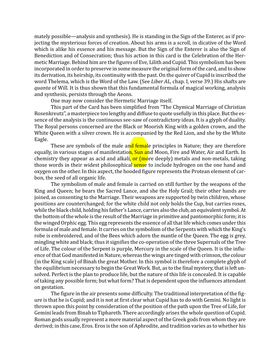 Original scan of The Book of Thoth, PDF page 73