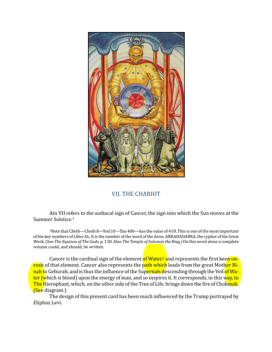 Original scan of The Book of Thoth, PDF page 75