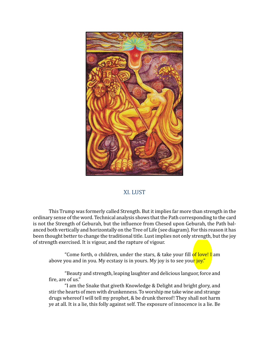 Original scan of The Book of Thoth, PDF page 84