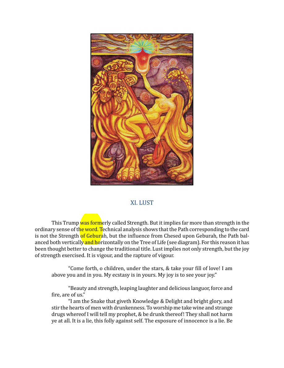 Original scan of The Book of Thoth, PDF page 84