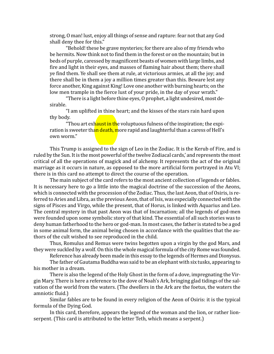 Original scan of The Book of Thoth, PDF page 85