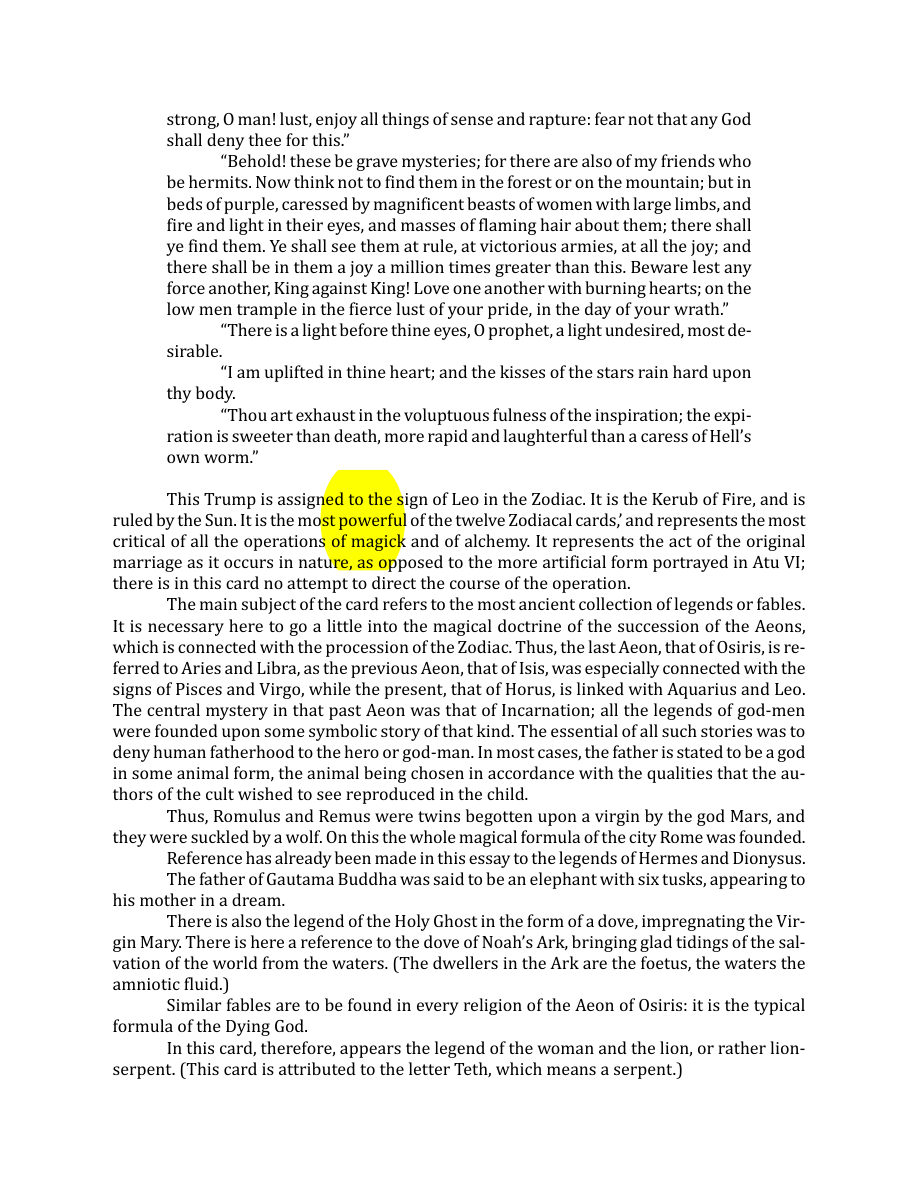 Original scan of The Book of Thoth, PDF page 85