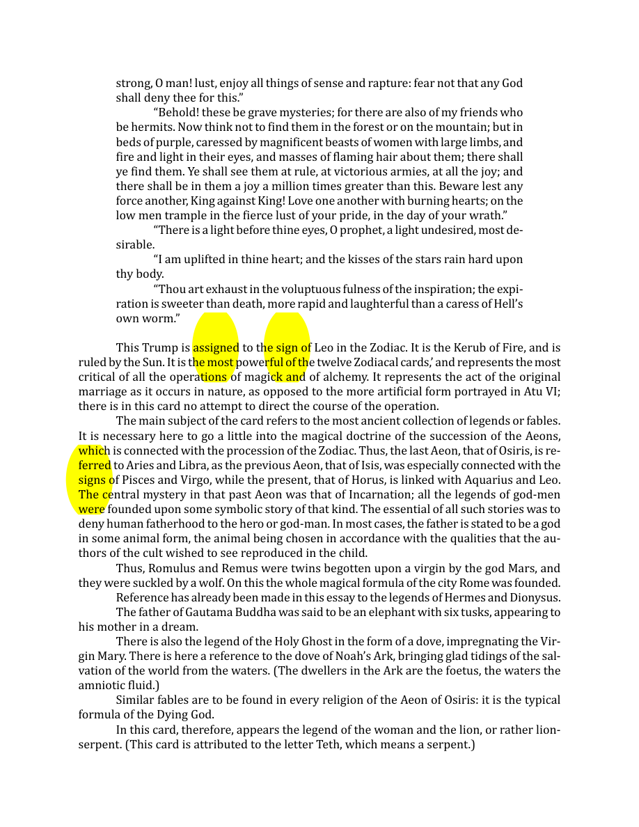 Original scan of The Book of Thoth, PDF page 85