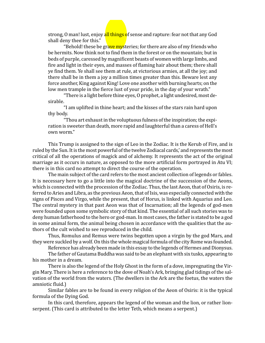 Original scan of The Book of Thoth, PDF page 85