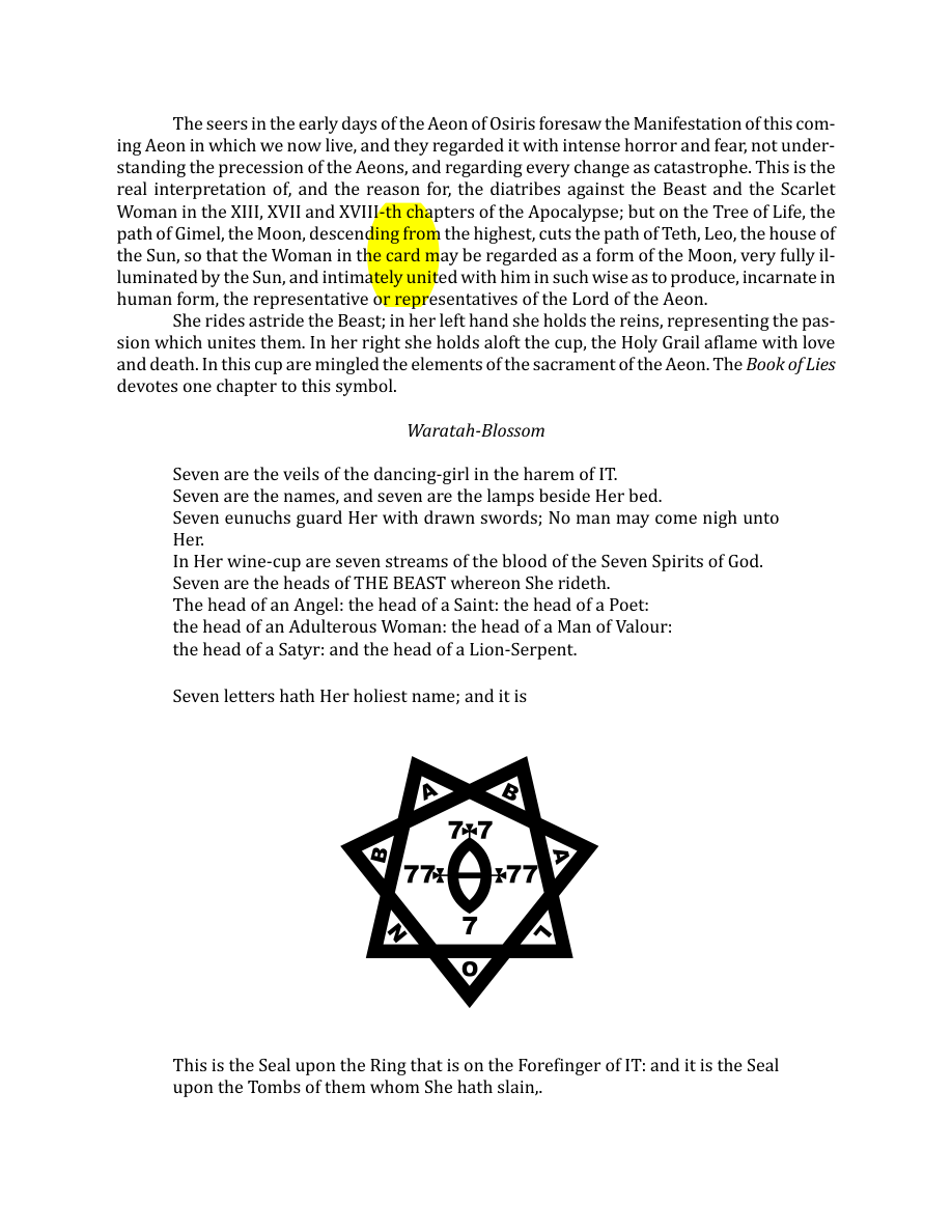 Original scan of The Book of Thoth, PDF page 86