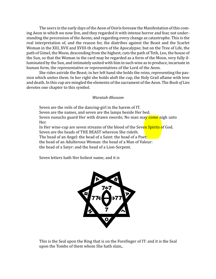 Original scan of The Book of Thoth, PDF page 86