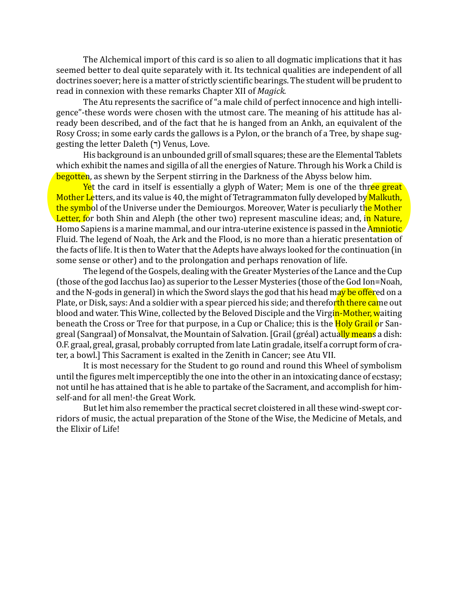 Original scan of The Book of Thoth, PDF page 90