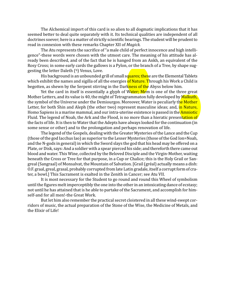 Original scan of The Book of Thoth, PDF page 90