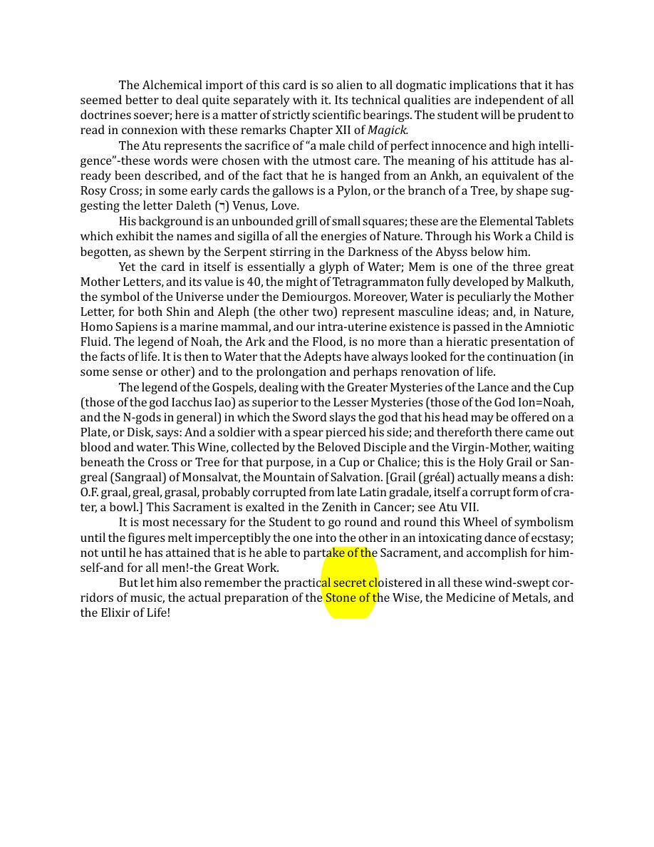 Original scan of The Book of Thoth, PDF page 90