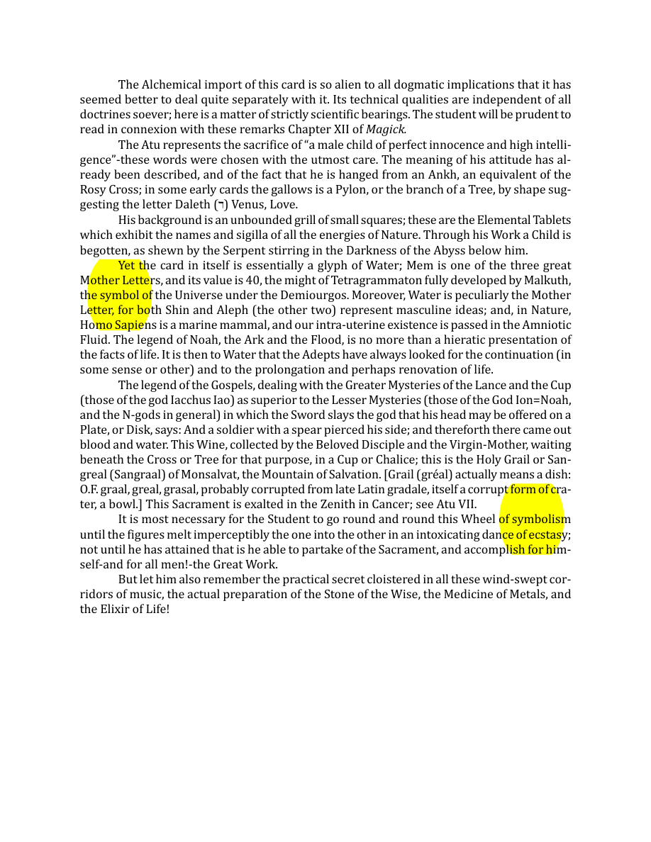Original scan of The Book of Thoth, PDF page 90