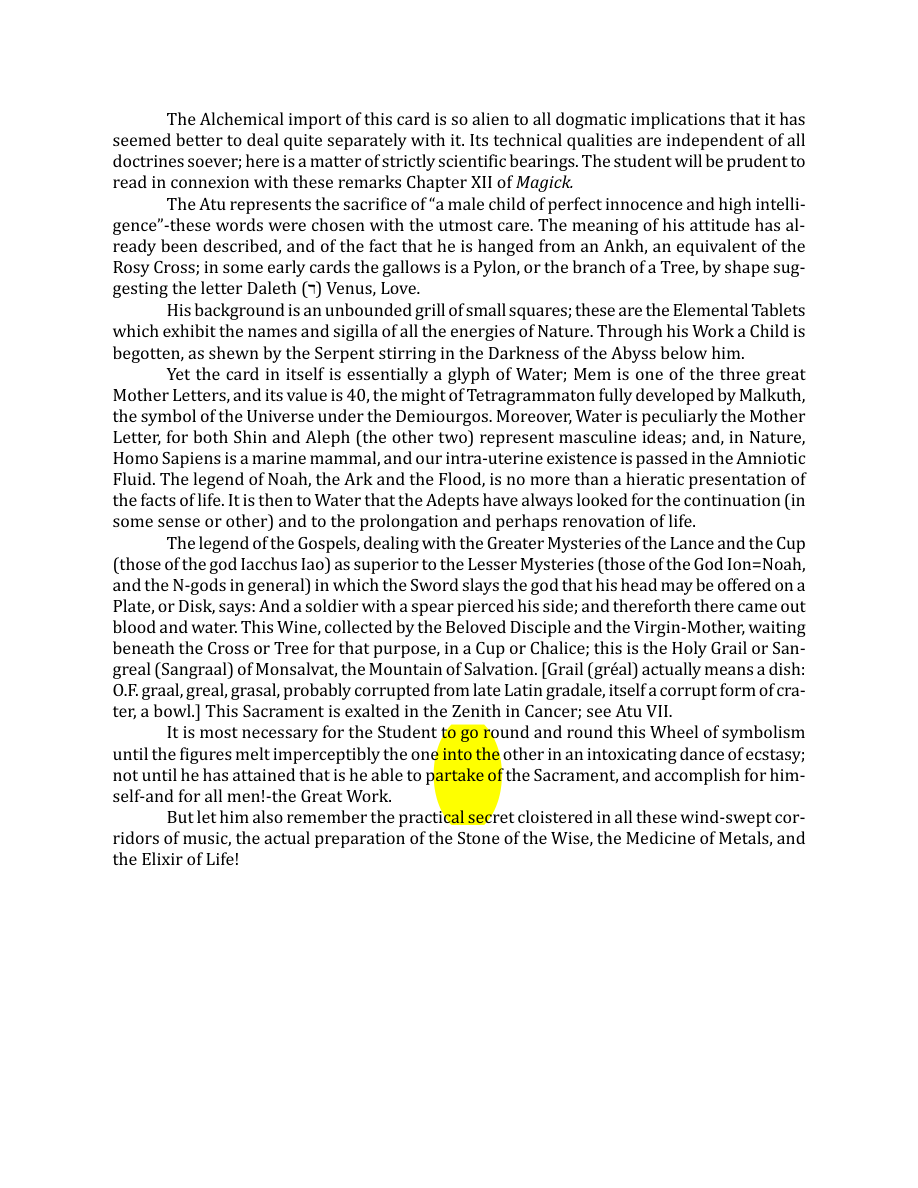 Original scan of The Book of Thoth, PDF page 90