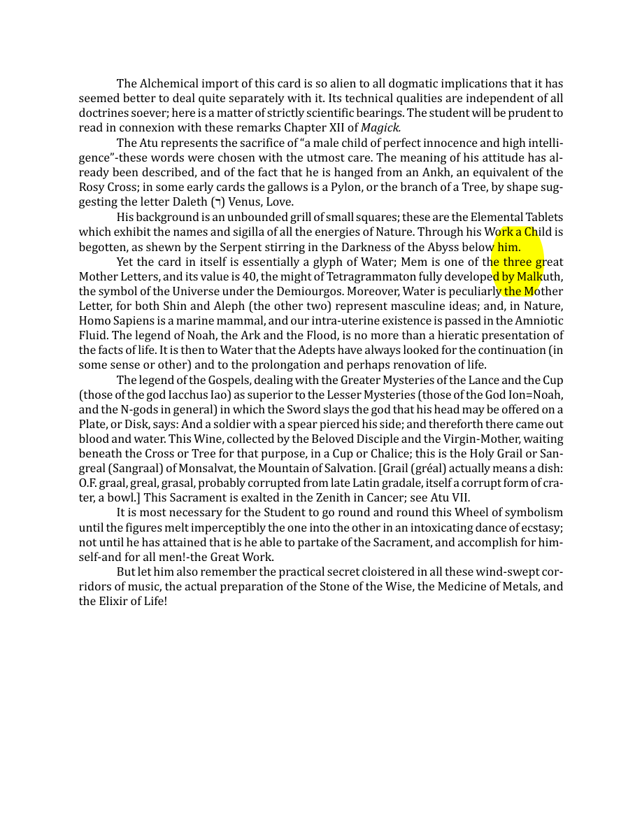 Original scan of The Book of Thoth, PDF page 90