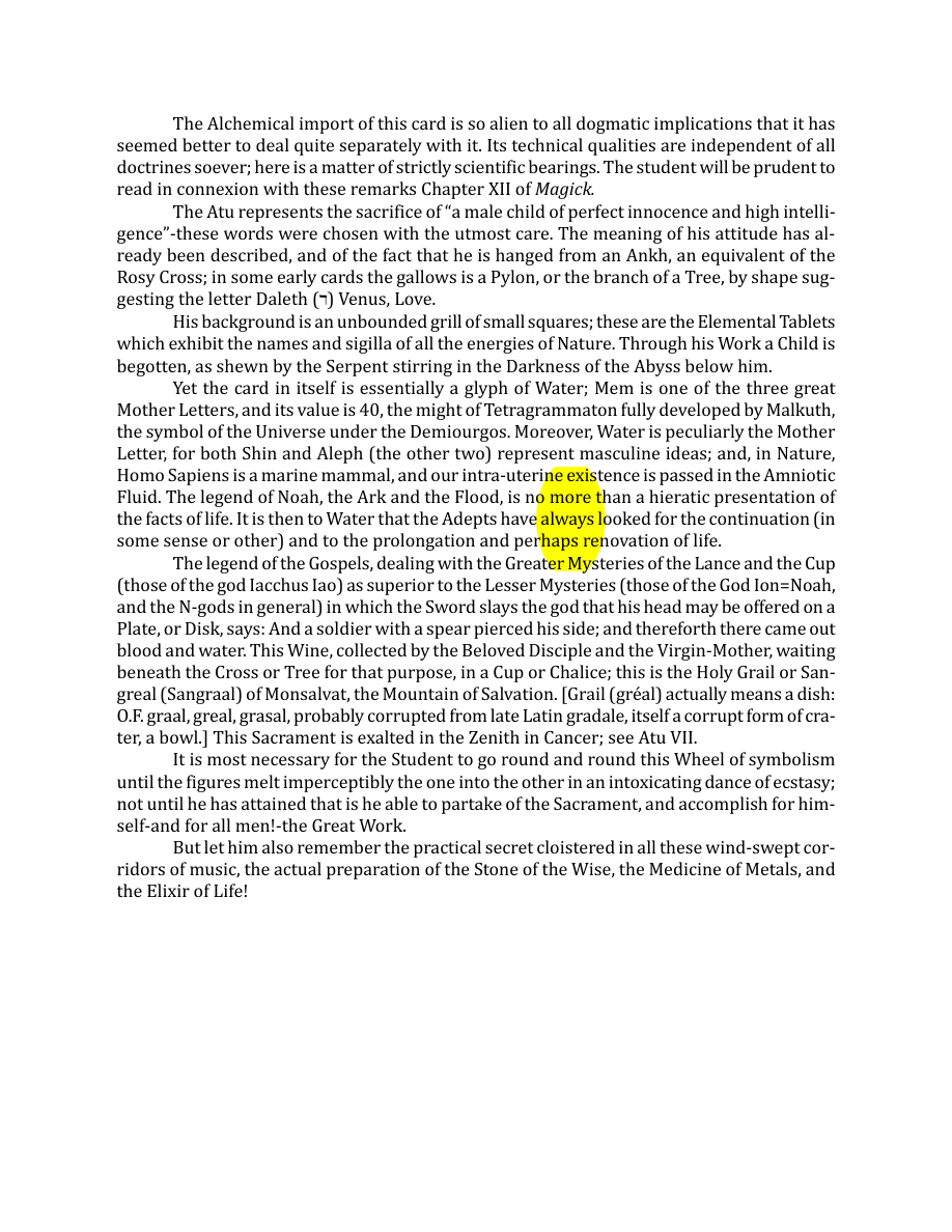 Original scan of The Book of Thoth, PDF page 90