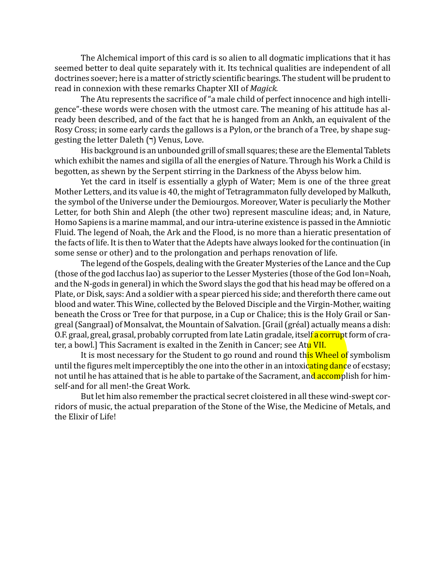Original scan of The Book of Thoth, PDF page 90
