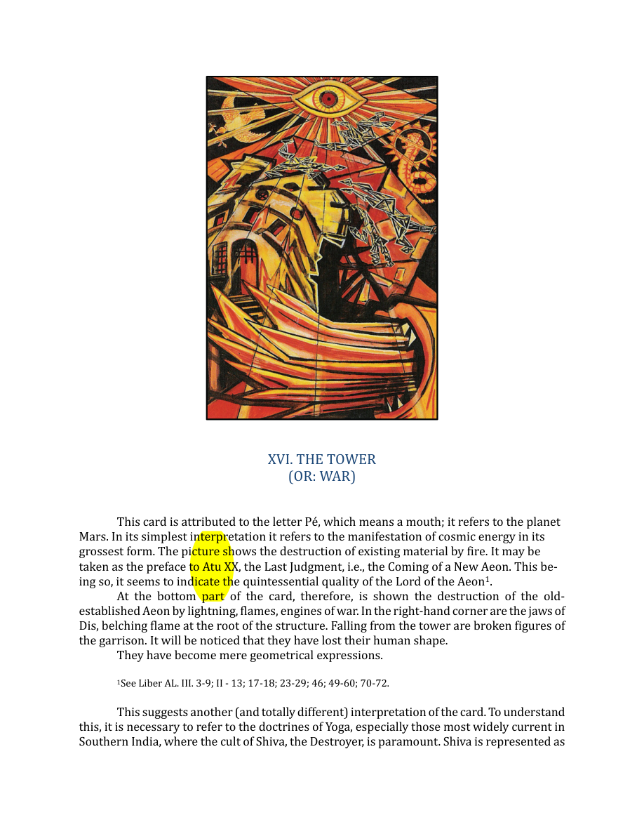 Original scan of The Book of Thoth, PDF page 99