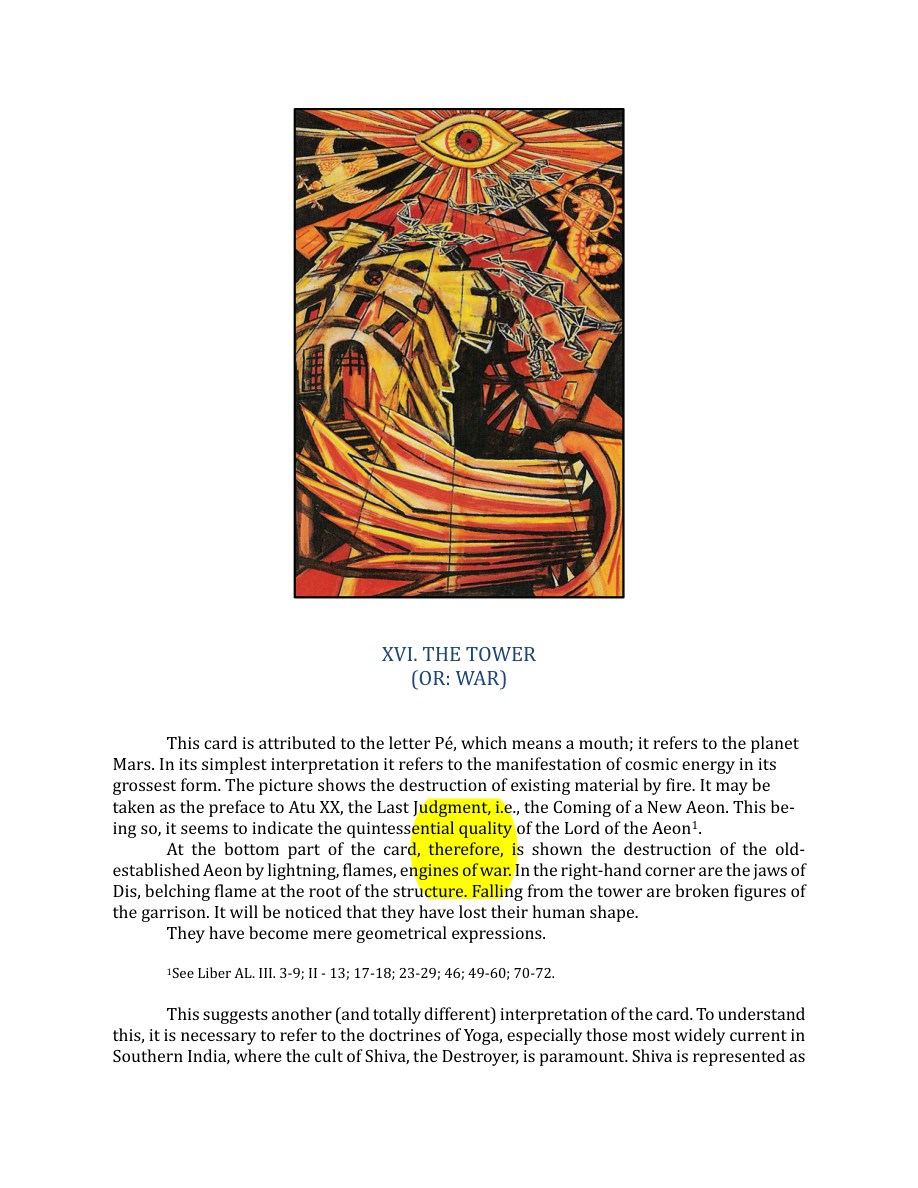 Original scan of The Book of Thoth, PDF page 99