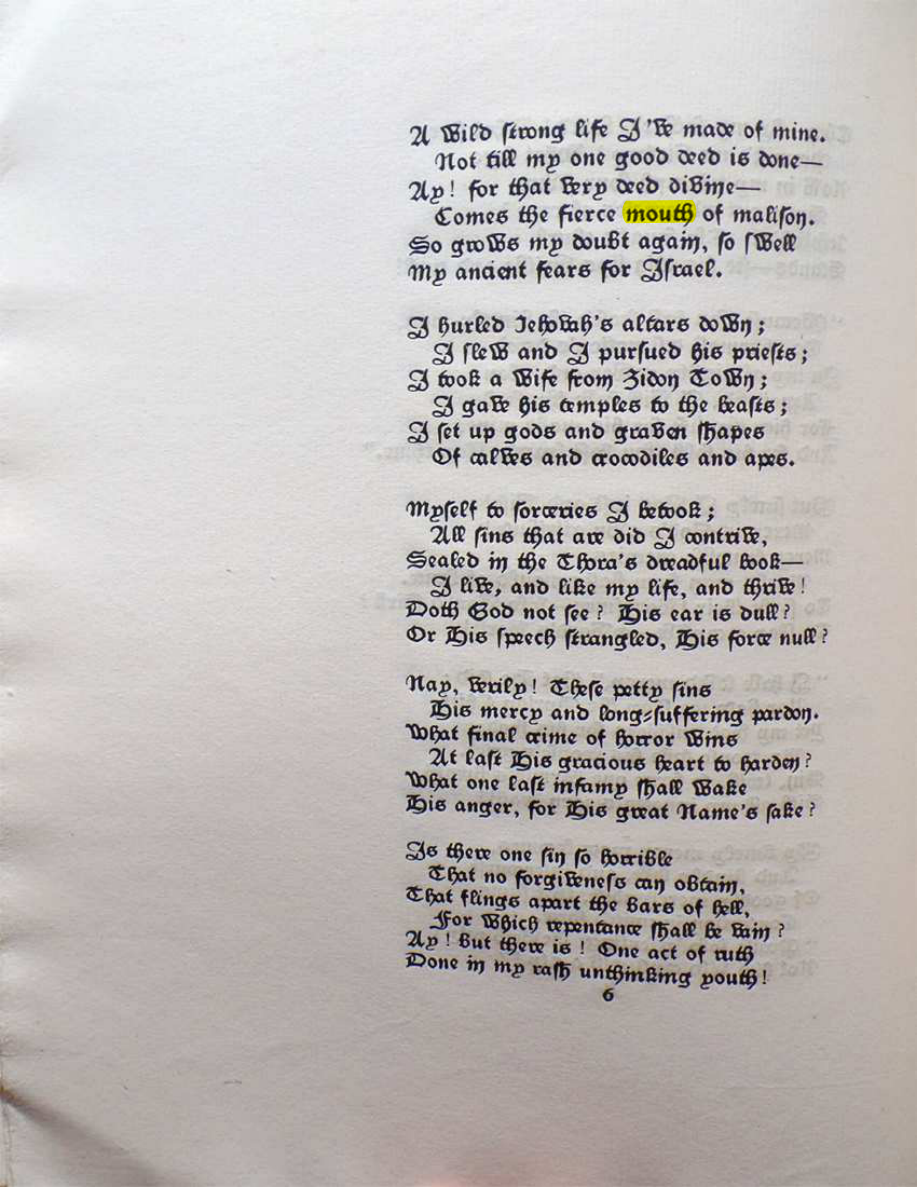 Original scan of Ahab and Other Poems, PDF page 14