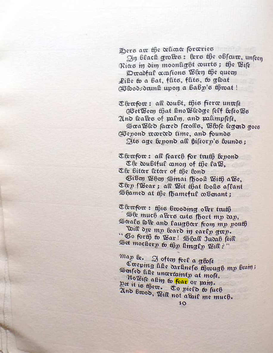 Original scan of Ahab and Other Poems, PDF page 18
