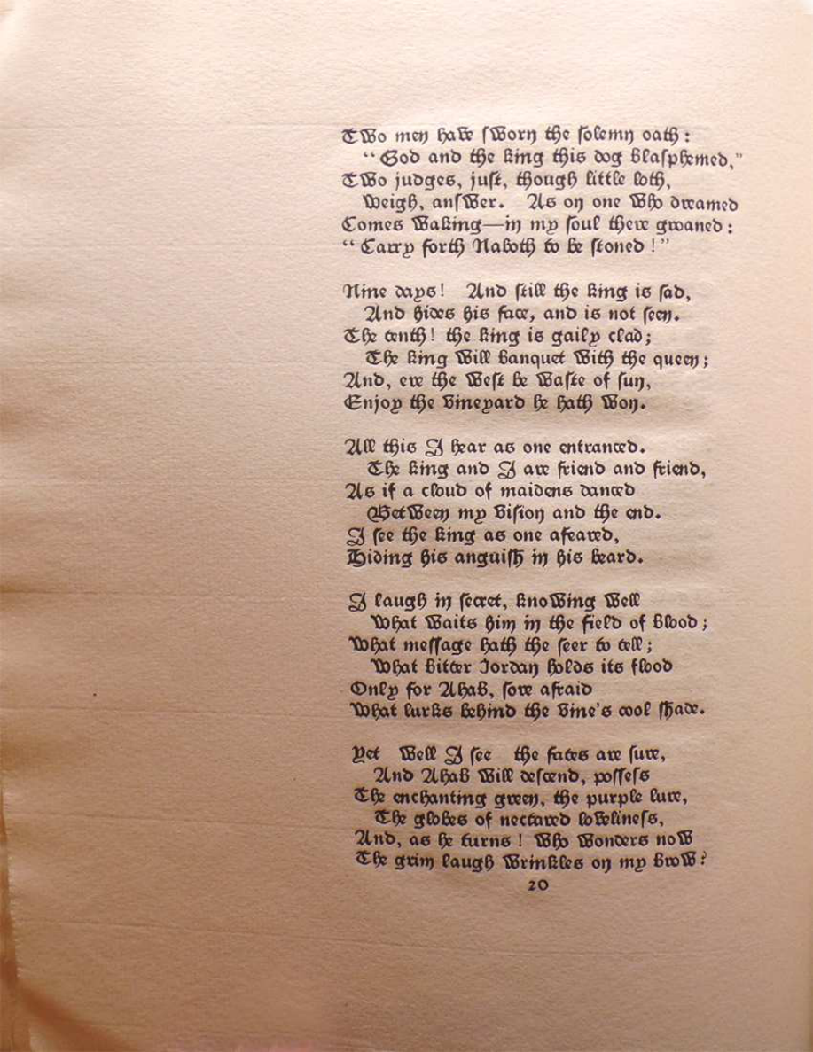 Original scan of Ahab and Other Poems, PDF page 28