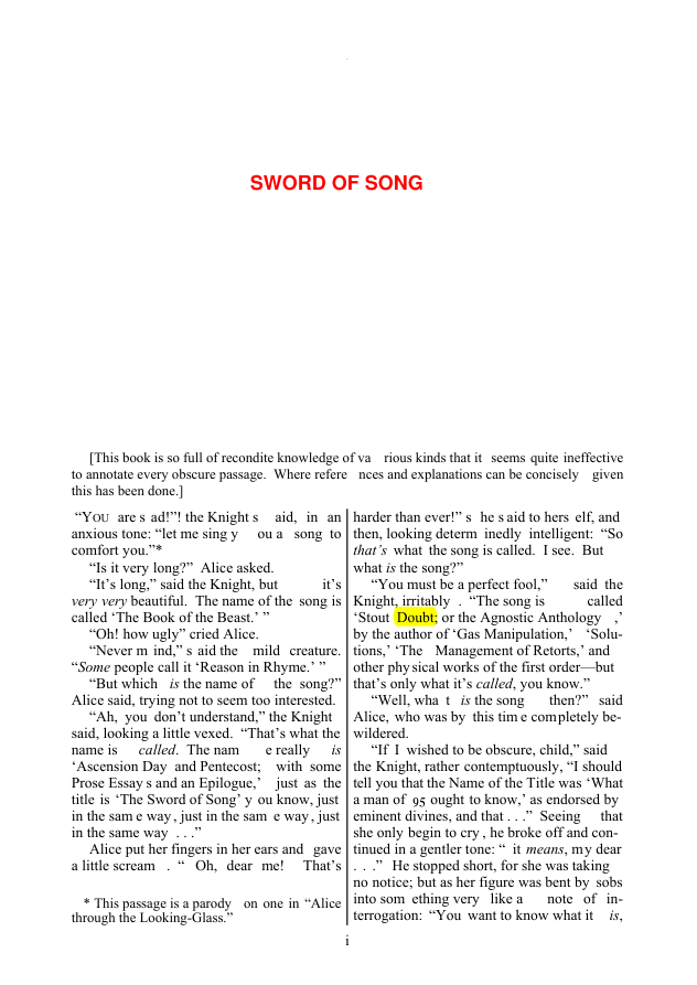 Original scan of The Sword of Song, PDF page 4