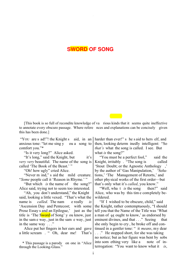 Original scan of The Sword of Song, PDF page 4