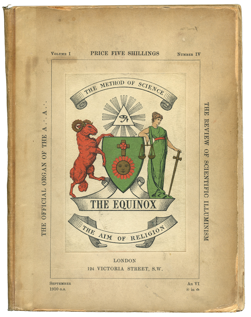 Original scan of The Equinox (Volume I, Number III), PDF page 1