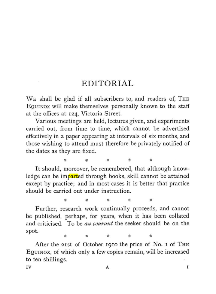 Original scan of The Equinox (Volume I, Number III), PDF page 11