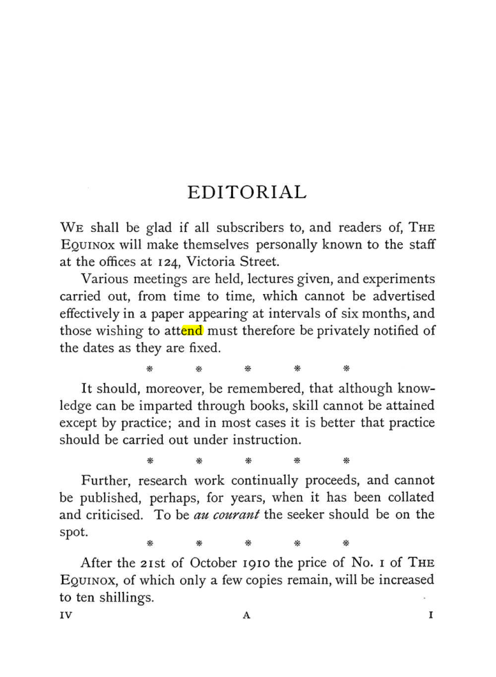 Original scan of The Equinox (Volume I, Number III), PDF page 11