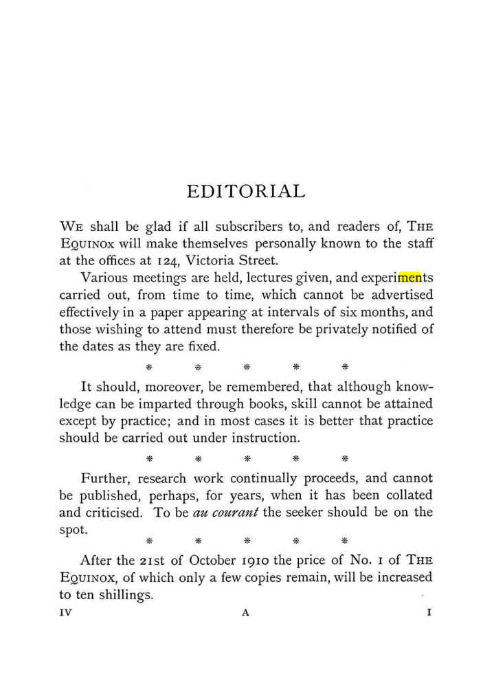Original scan of The Equinox (Volume I, Number III), PDF page 11