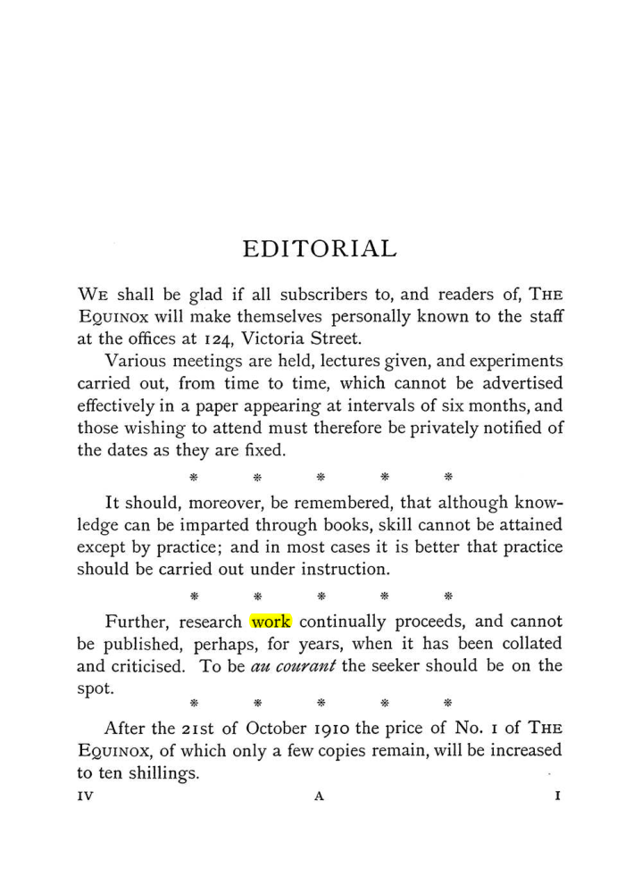 Original scan of The Equinox (Volume I, Number III), PDF page 11