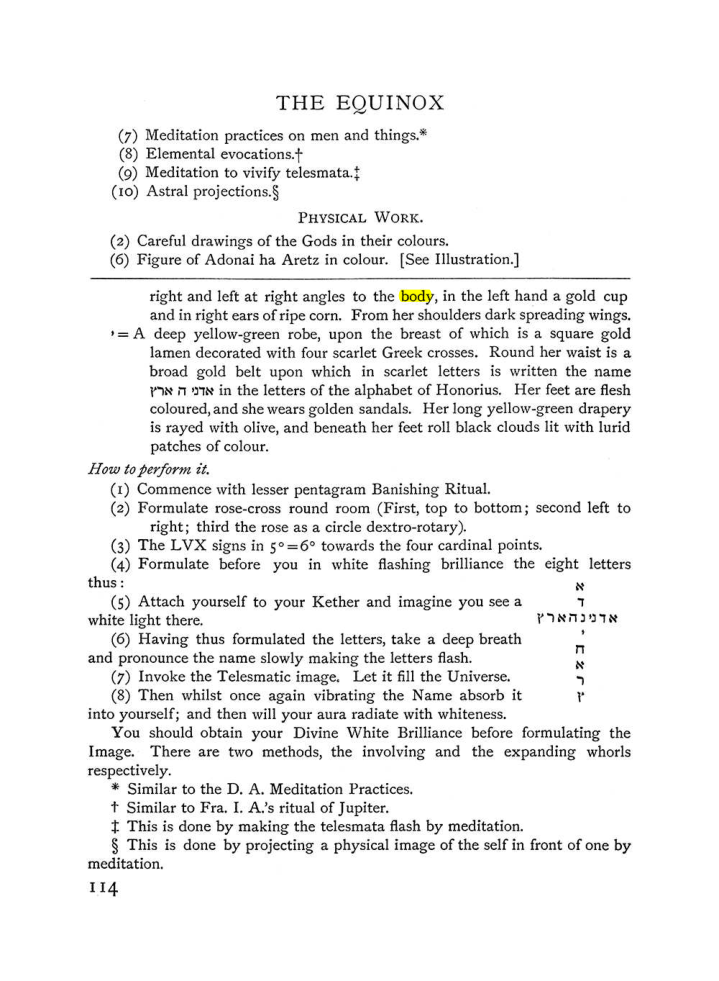 Original scan of The Equinox (Volume I, Number III), PDF page 129