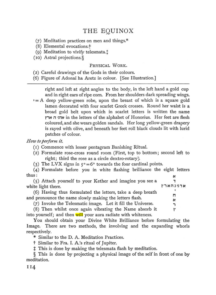 Original scan of The Equinox (Volume I, Number III), PDF page 129