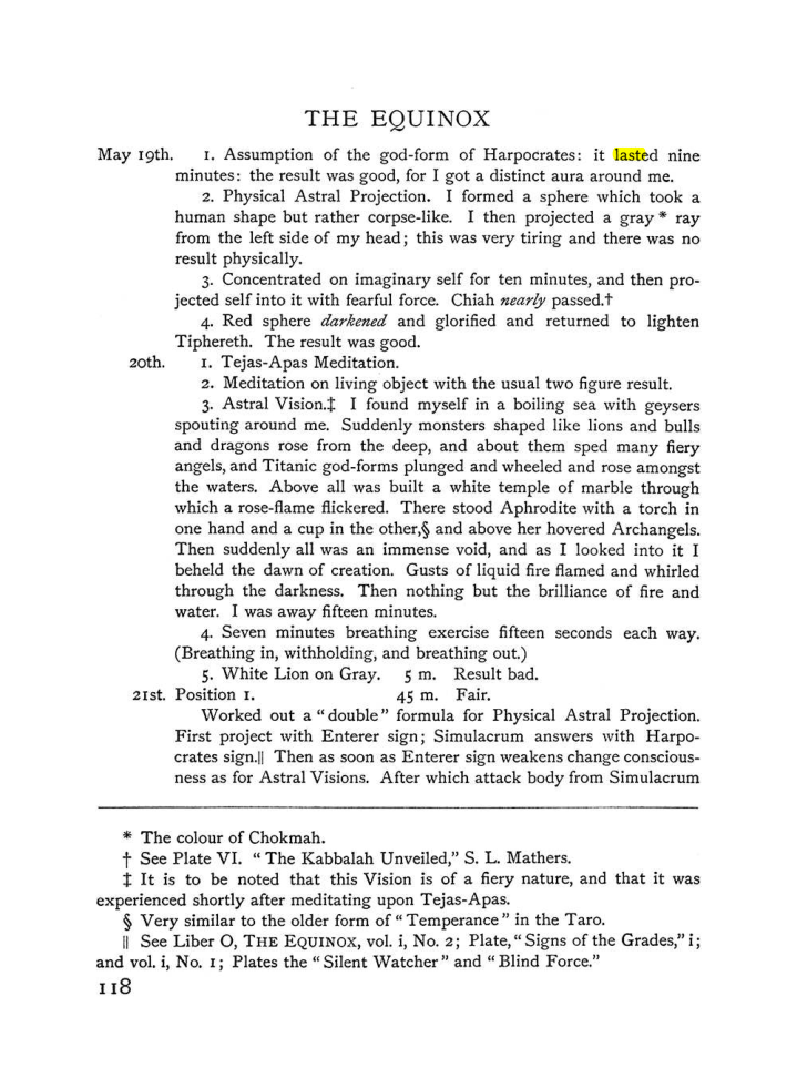 Original scan of The Equinox (Volume I, Number III), PDF page 134