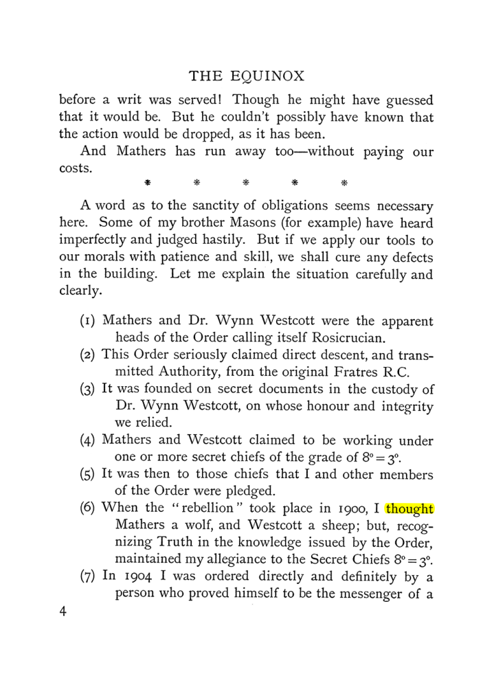 Original scan of The Equinox (Volume I, Number III), PDF page 14