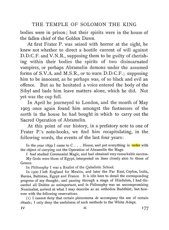 Original scan of The Equinox (Volume I, Number III), PDF page 193
