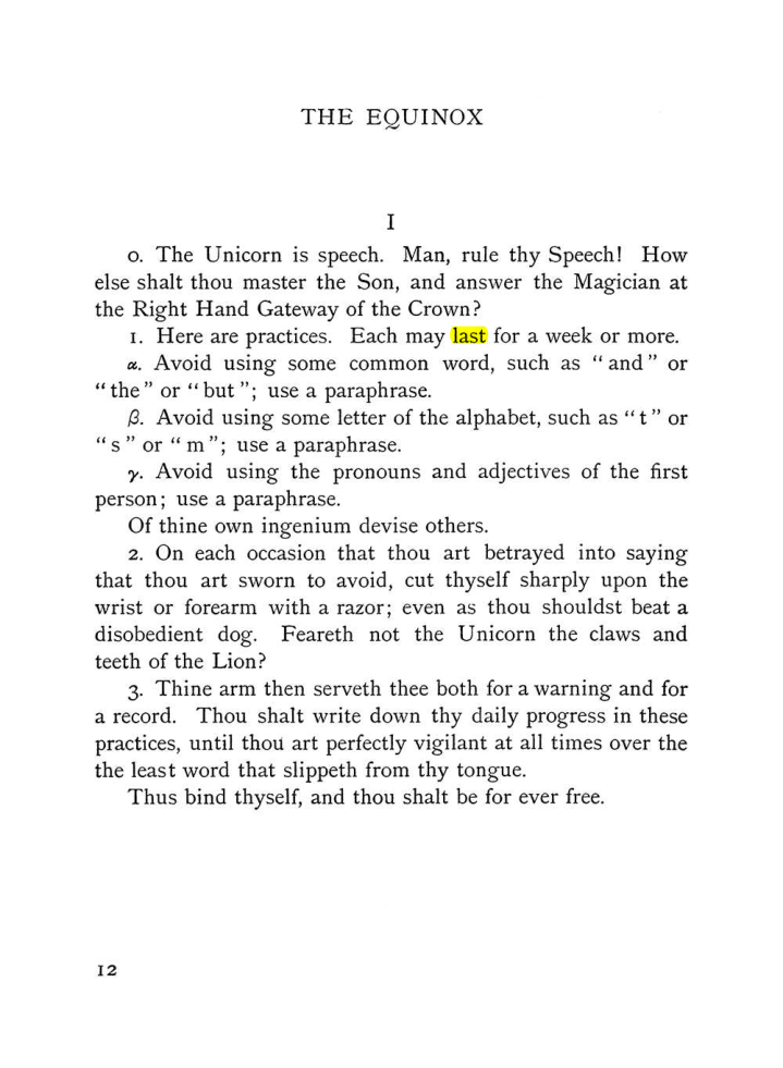 Original scan of The Equinox (Volume I, Number III), PDF page 24