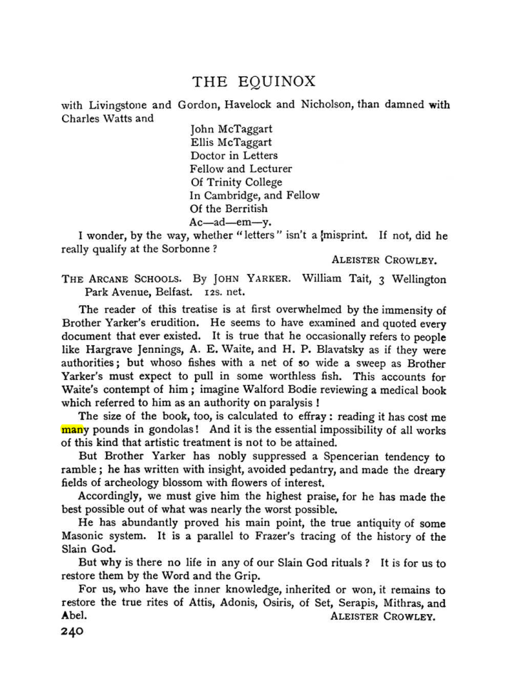 Original scan of The Equinox (Volume I, Number III), PDF page 258