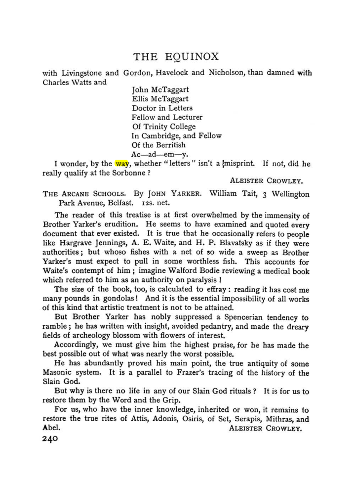 Original scan of The Equinox (Volume I, Number III), PDF page 258