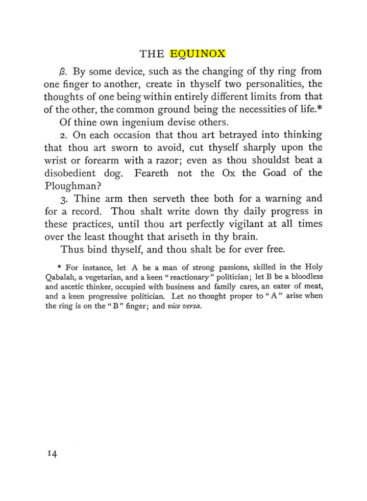 Original scan of The Equinox (Volume I, Number III), PDF page 26