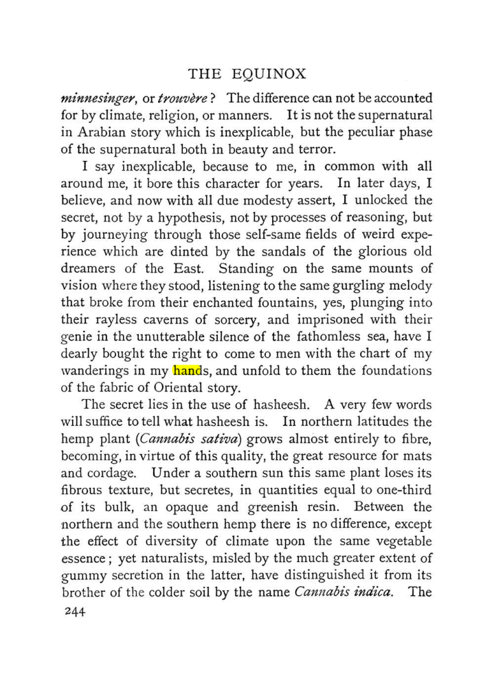 Original scan of The Equinox (Volume I, Number III), PDF page 262