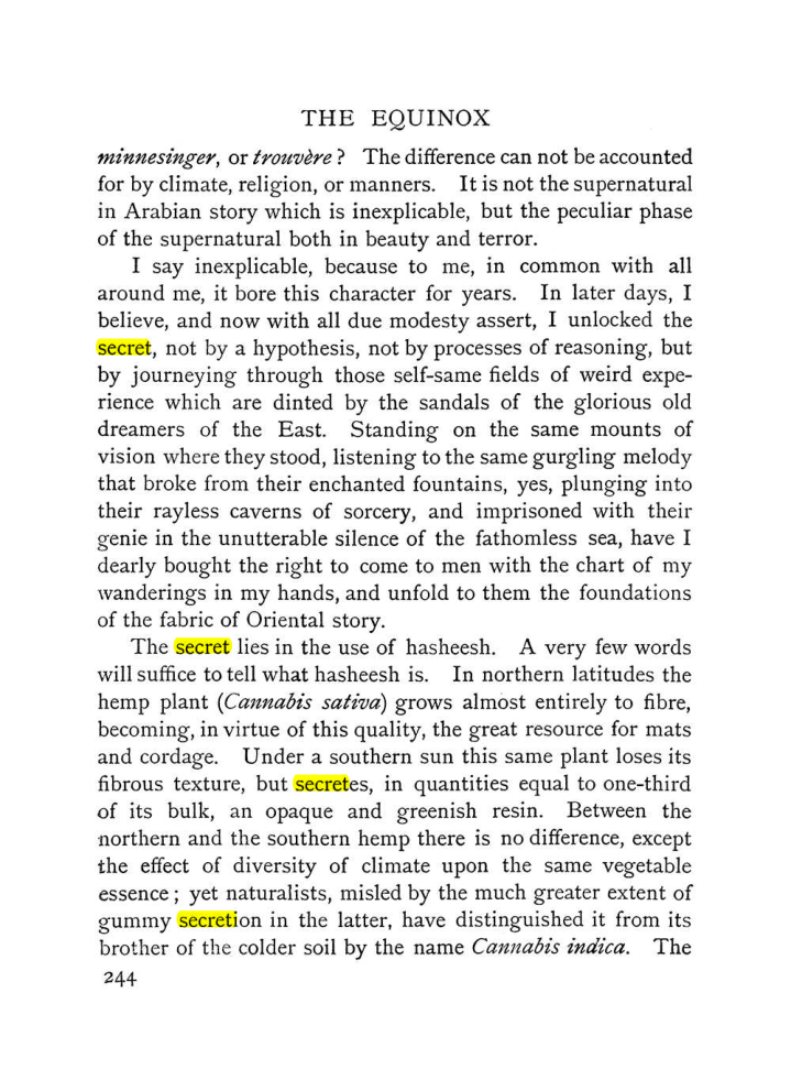 Original scan of The Equinox (Volume I, Number III), PDF page 262
