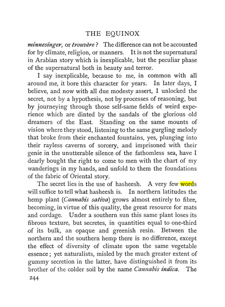 Original scan of The Equinox (Volume I, Number III), PDF page 262