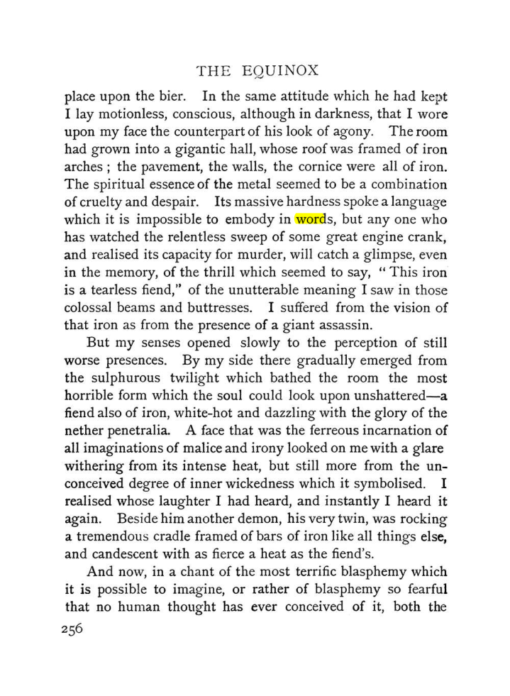 Original scan of The Equinox (Volume I, Number III), PDF page 274