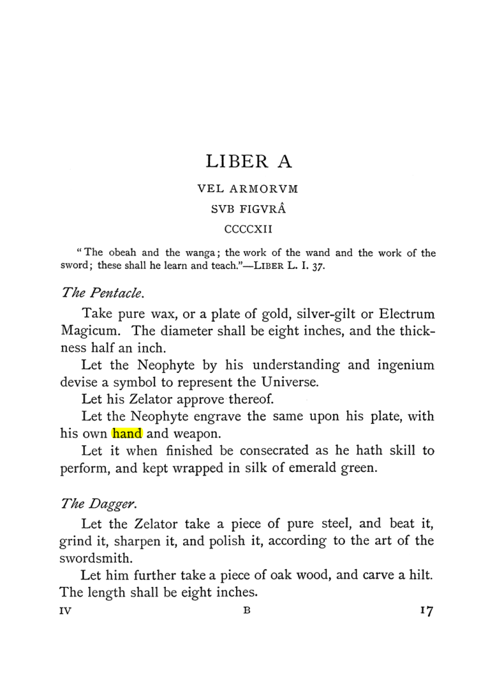 Original scan of The Equinox (Volume I, Number III), PDF page 29