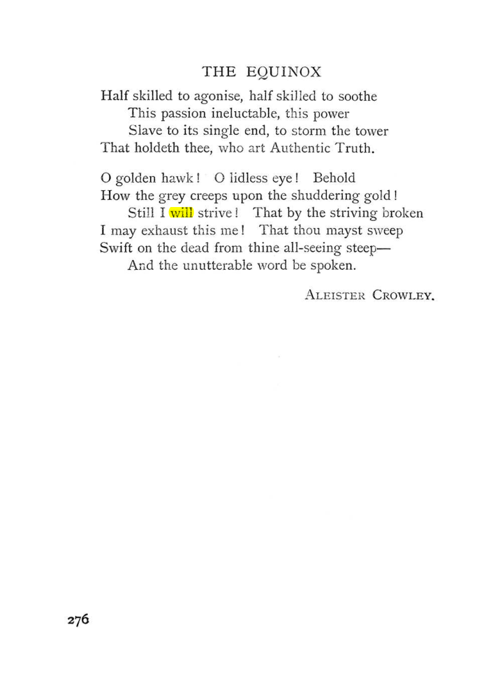 Original scan of The Equinox (Volume I, Number III), PDF page 294
