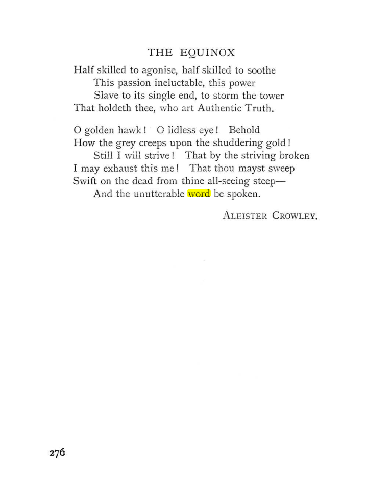 Original scan of The Equinox (Volume I, Number III), PDF page 294