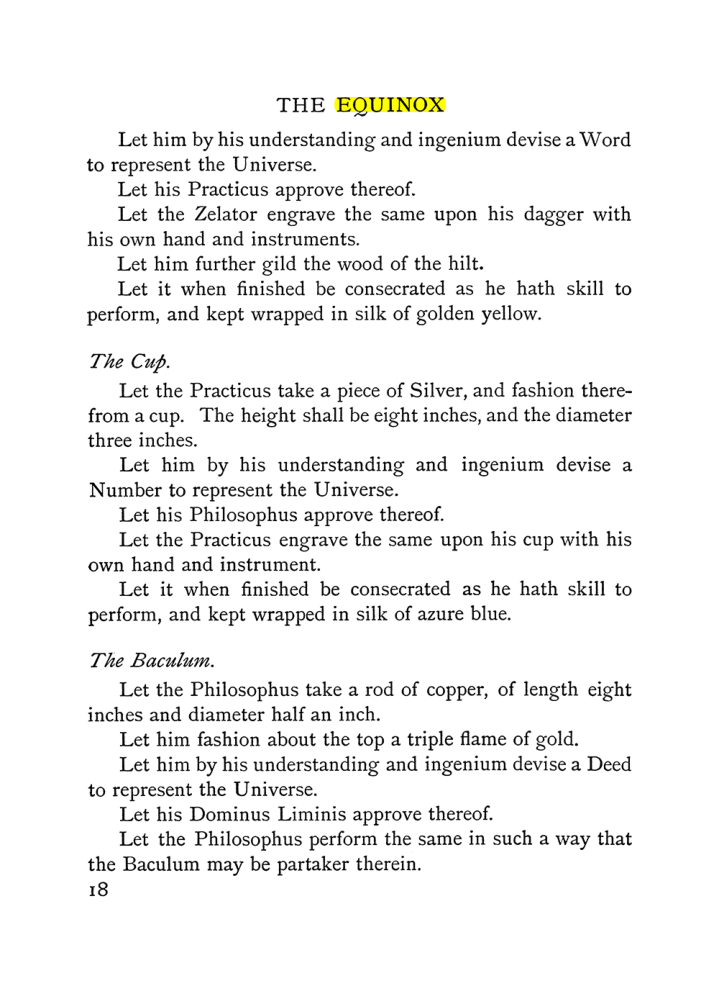 Original scan of The Equinox (Volume I, Number III), PDF page 30