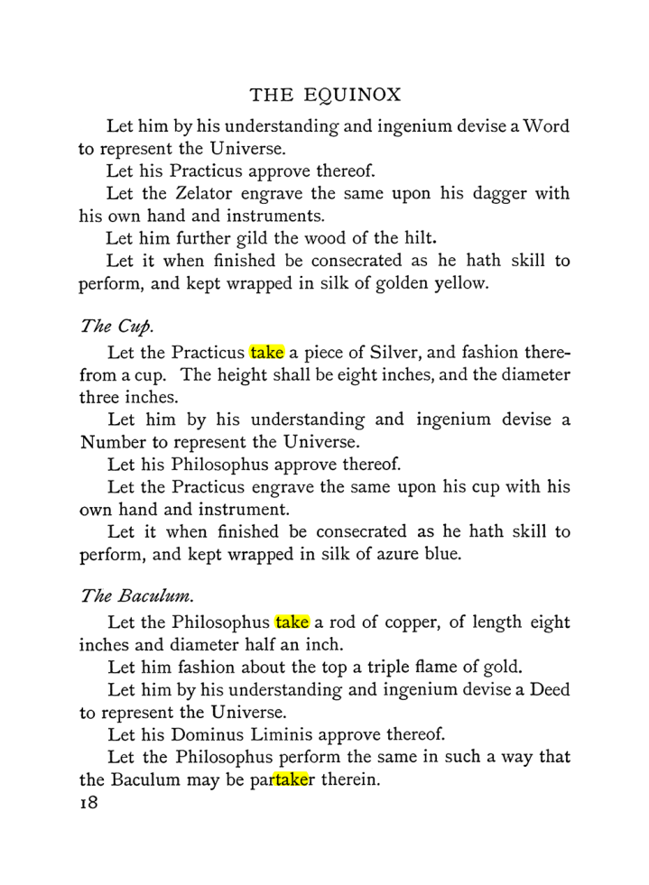 Original scan of The Equinox (Volume I, Number III), PDF page 30