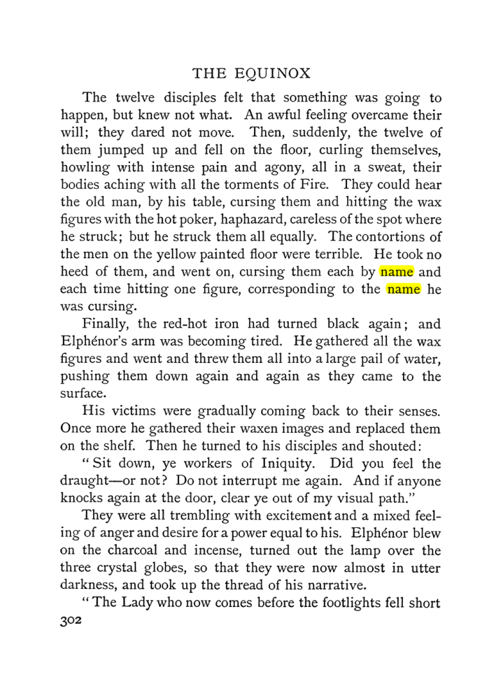 Original scan of The Equinox (Volume I, Number III), PDF page 320